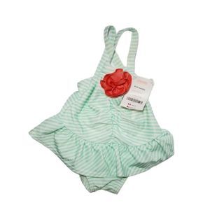 Infant Girls 6-12 months Gymboree TINY PANDA” Poly/Span Skirted SWIMSUIT
